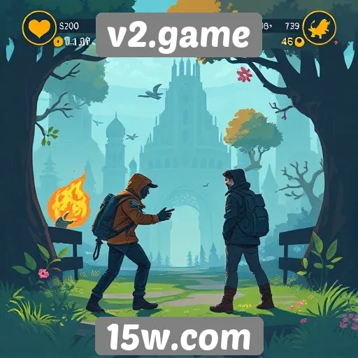 Interface do usuário no v2.game e sua usabilidade